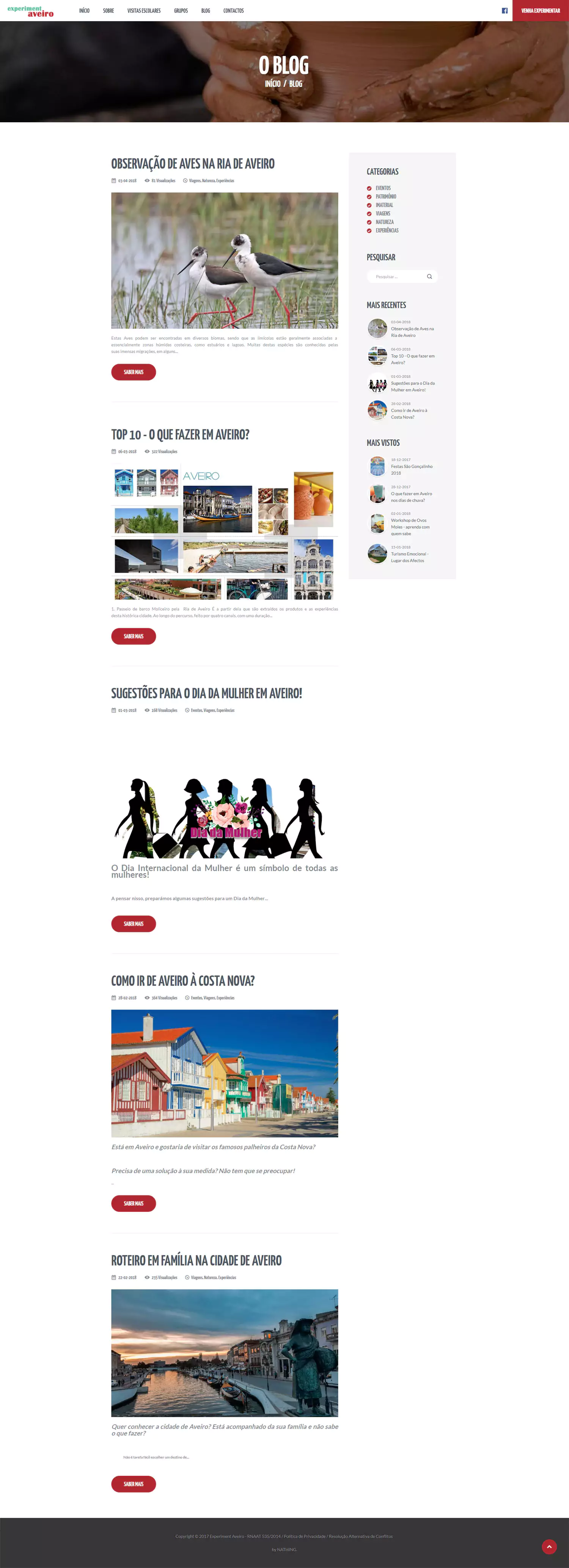 Experiment Aveiro - Screenshot