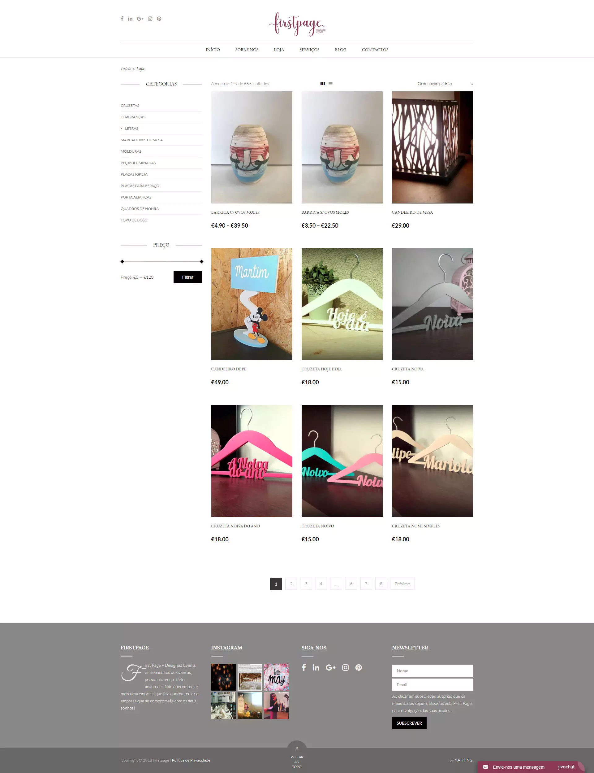 First Page - Screenshot