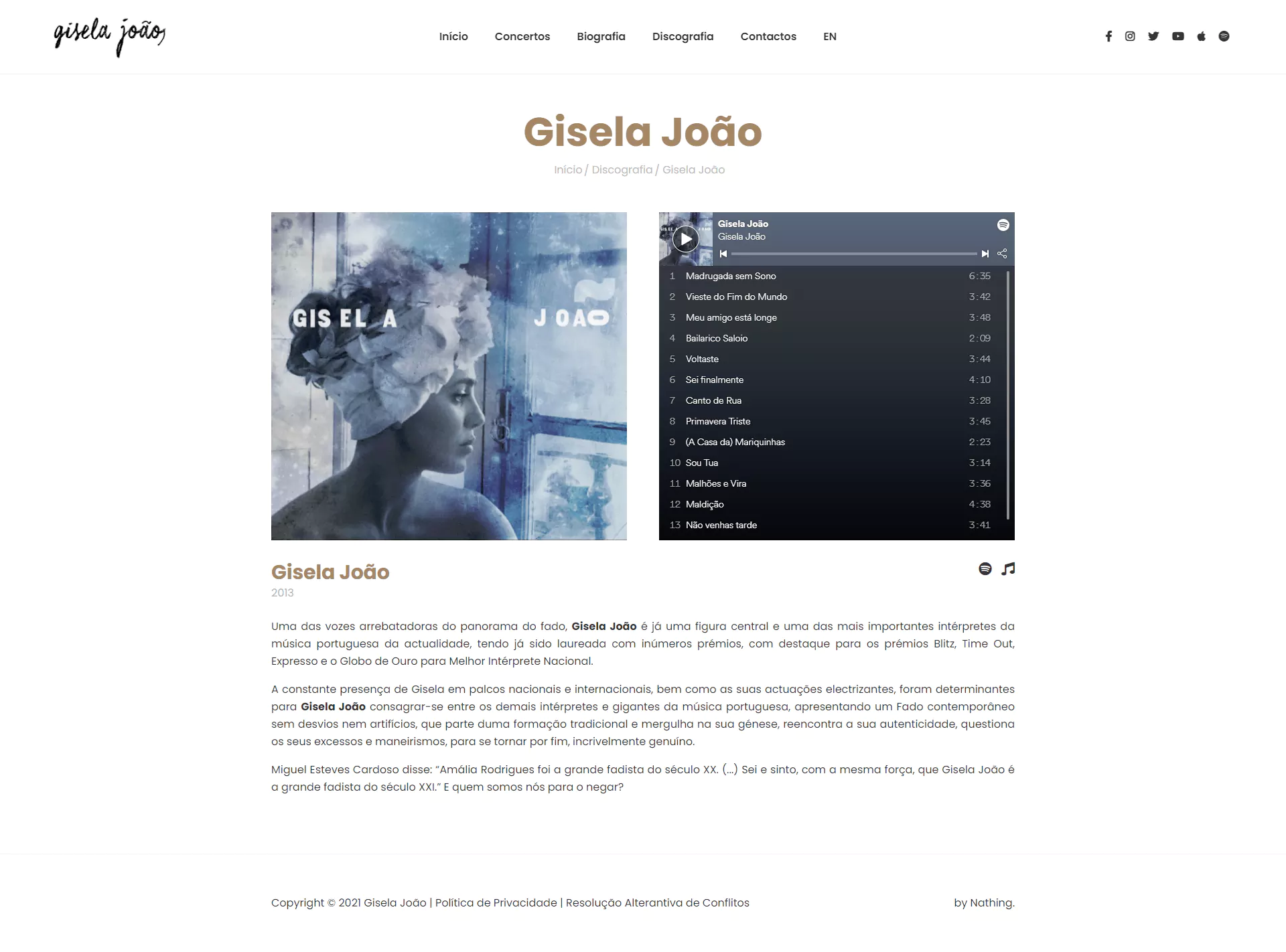 Gisela João - Screenshot