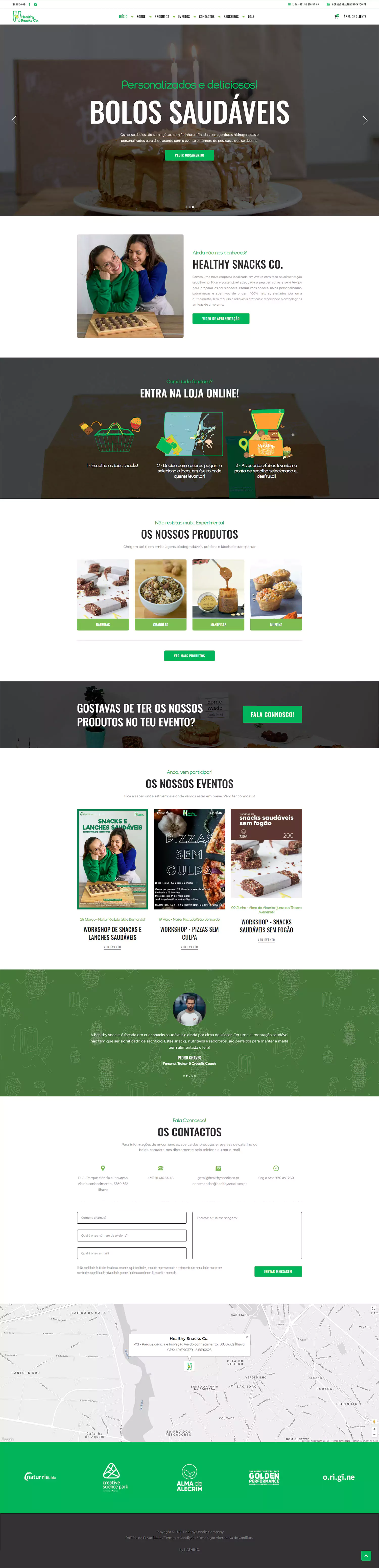 Healthy Snacks Co - Screenshot