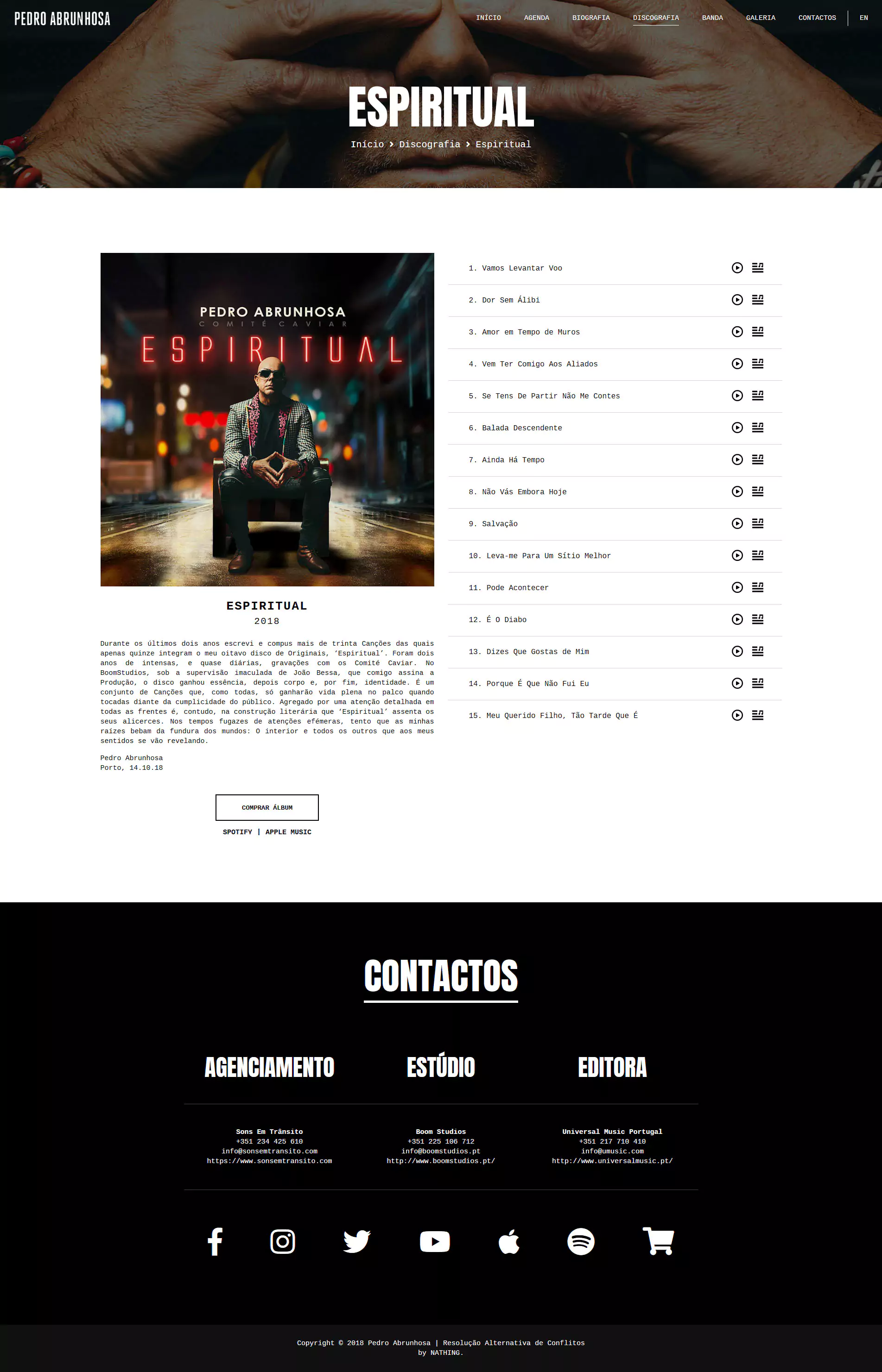 Pedro Abrunhosa - Screenshot