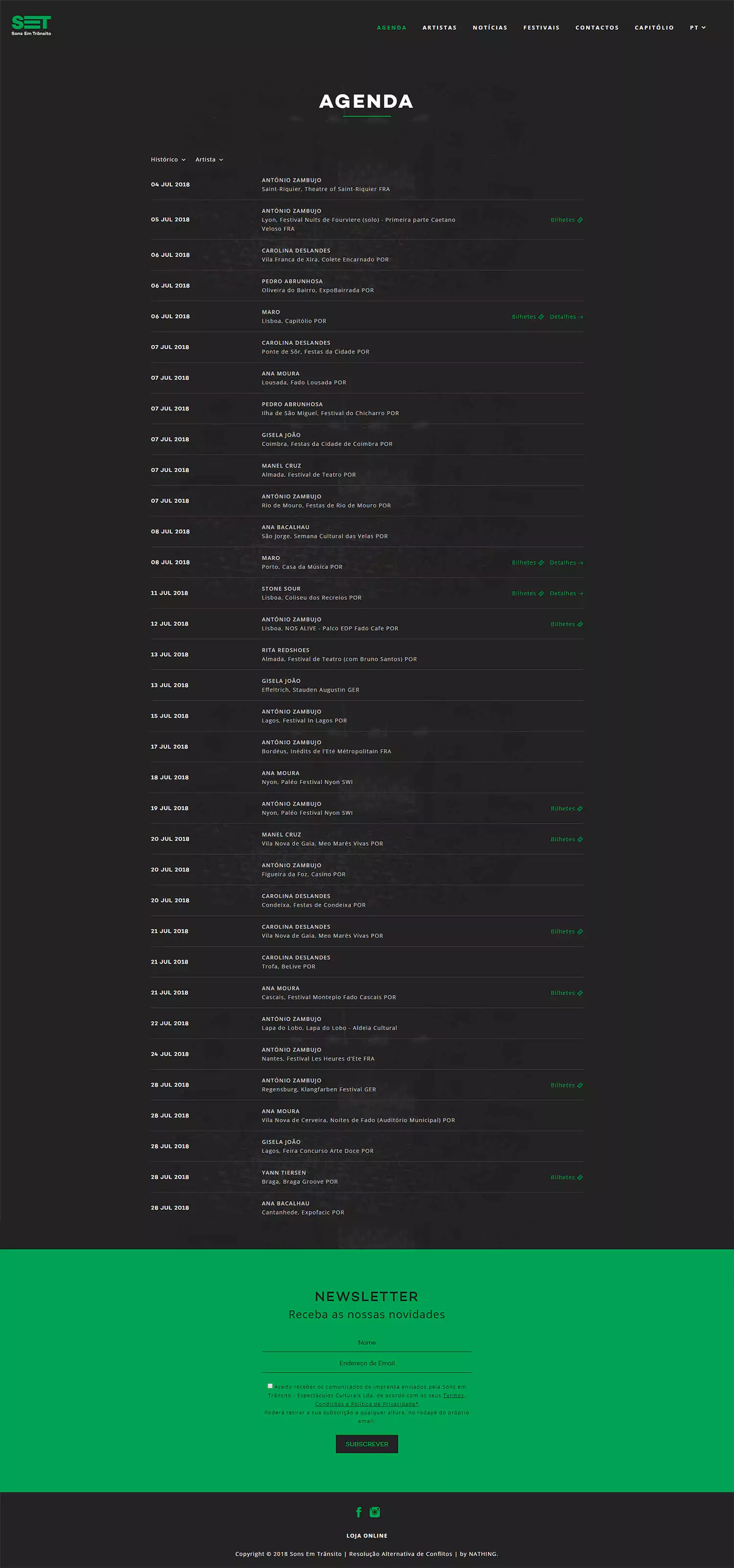 Sons Em Trânsito - Screenshot